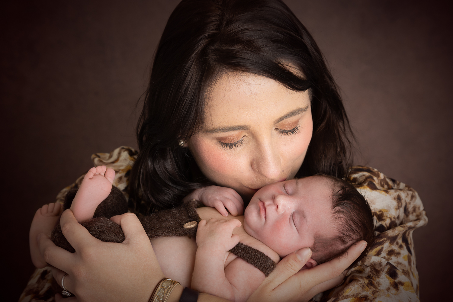 Maman et bébé, photo de Tatiana Brisson , photographe. Etrelles, Vitré