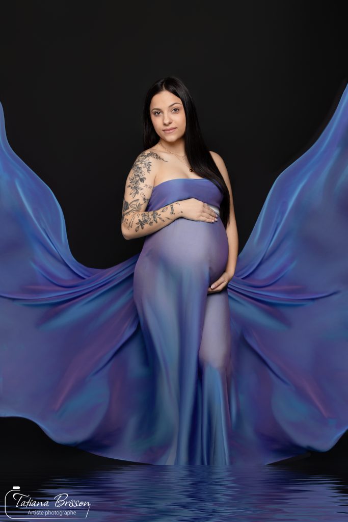 Photo femme enceinte/Tatiana Brisson photographe à Mâcon