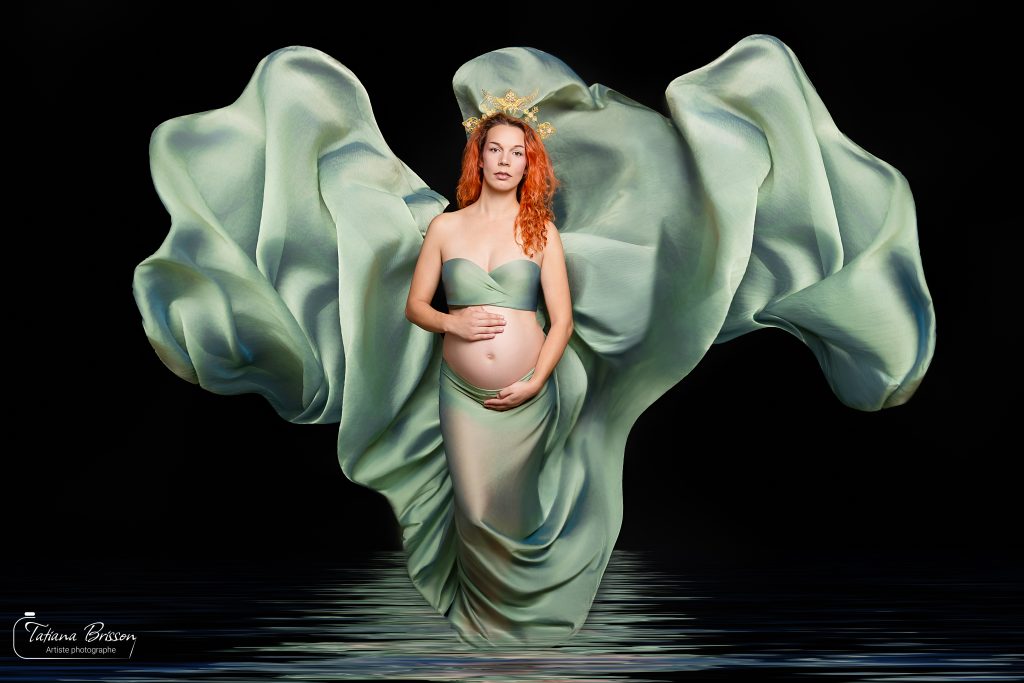 Séance grossesse en studio à Mâcon et autours/Tatiana Brisson photographe